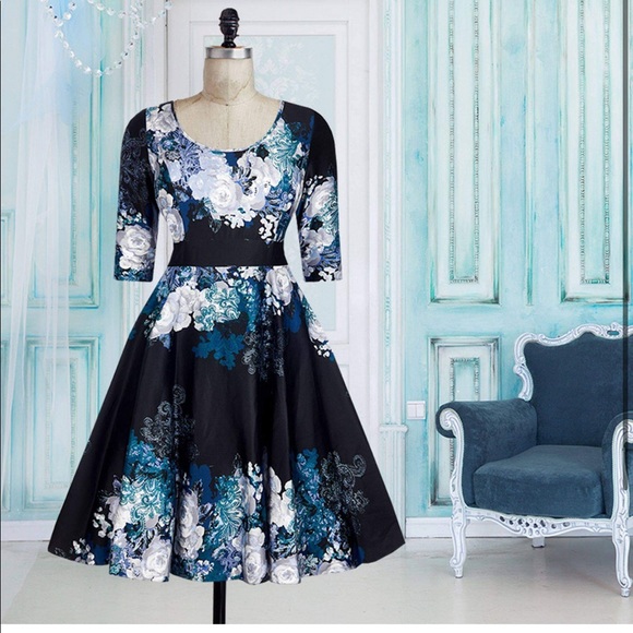 Lady vintage plus sized dress size 26 - Picture 2 of 5